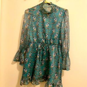 Green Floral Dress/Top